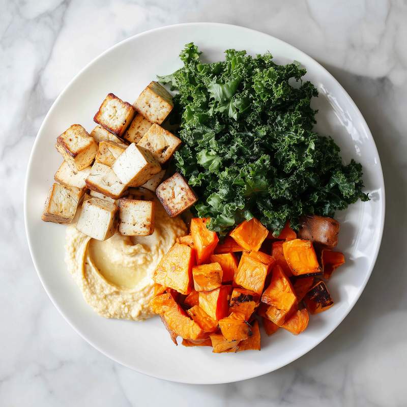 des aliments sains dans un plat